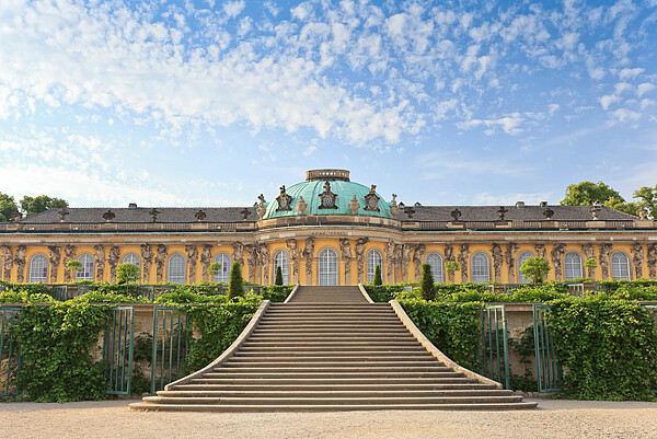 Sanssouci Palace, front view Sanssouci Palace, front view