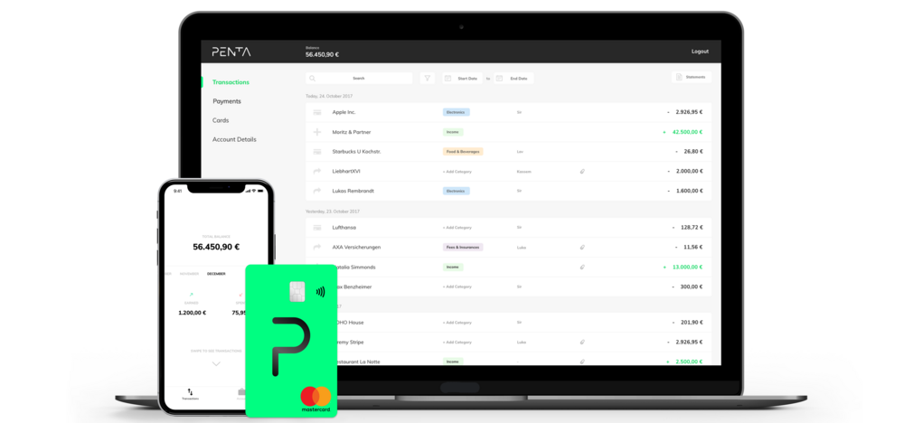 Penta App and Card Penta App and Card