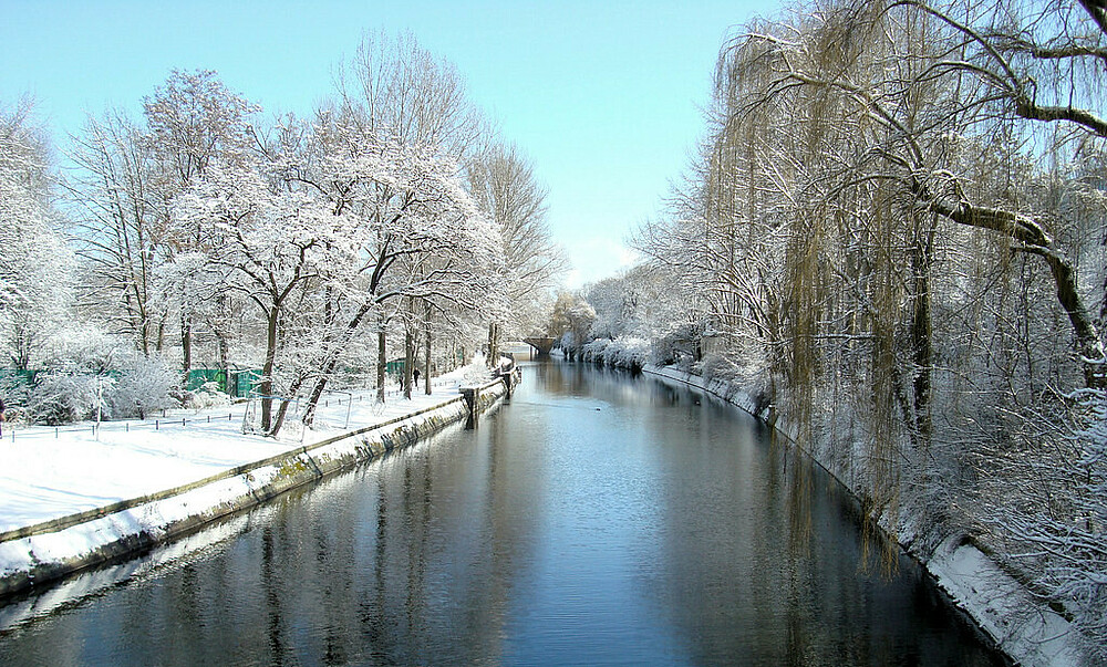 Winter at Landwehrkanal Winter at Landwehrkanal