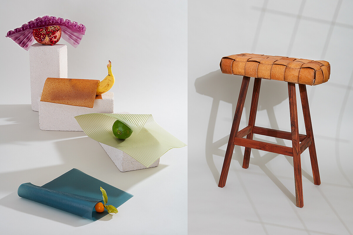 Waste not, do want – making new things out of old fruit peels. Peelsphere recycles fruit peels into a soft and waterproof material