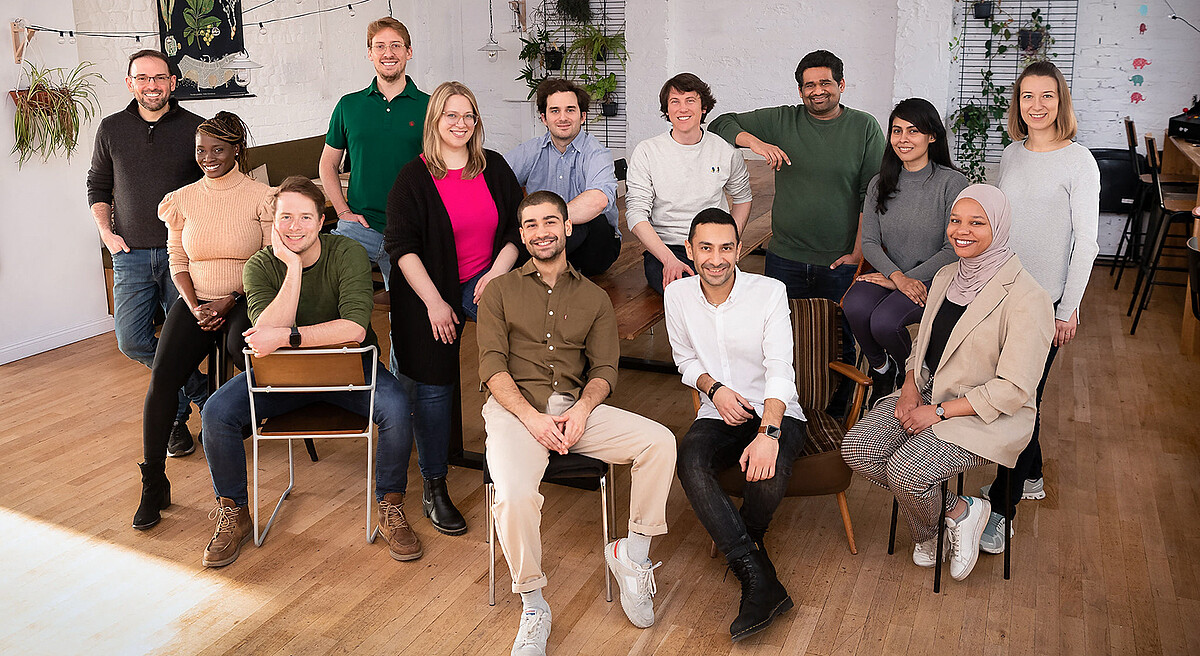 A concrete vision unites the team of ecoLocked The ecoLocked team, including founders Mario Schmitt, Micheil Gordon and Steff Gerhart