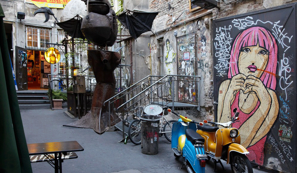 Berlin courtyard Berlin courtyard